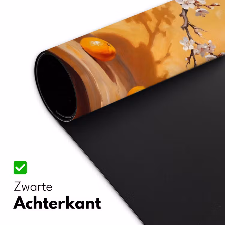 Desk Mat - White Flowers - Still Life - Witte bloemen - Stilleven Muismat XXL klein
