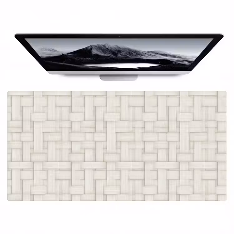 Vlechtwerk - Banen - Beige Muismat XXL klein 681 -zzz3d