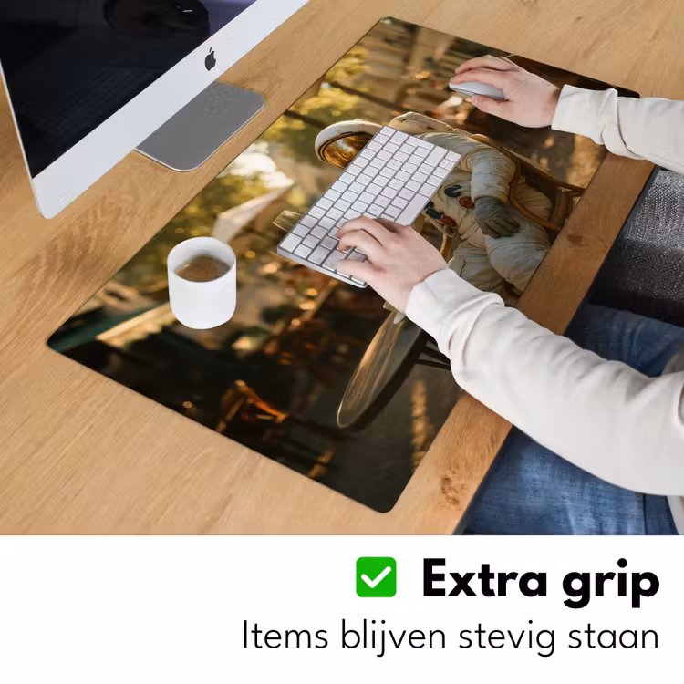 Wijn - Rood - Terras - Koffie Muismat XXL klein -sfeer3