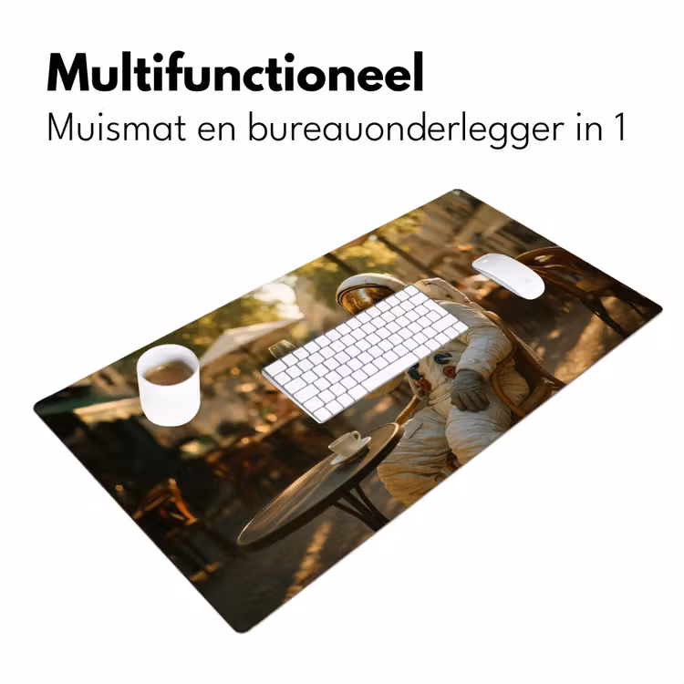 Wijn - Rood - Terras - Koffie Muismat XXL klein -sfeer4