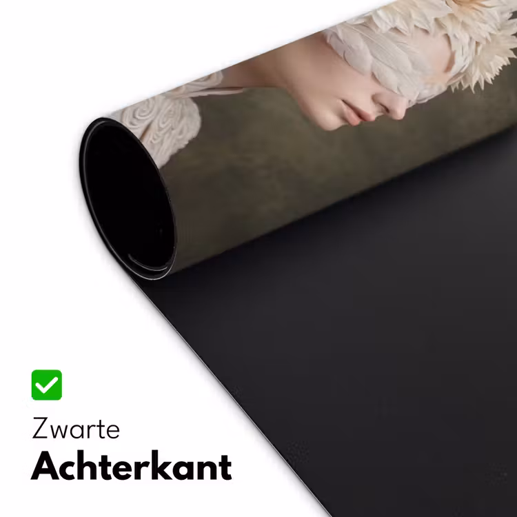 Vleugels - Vrouw - Wit Muismat XXL klein -sfeer2