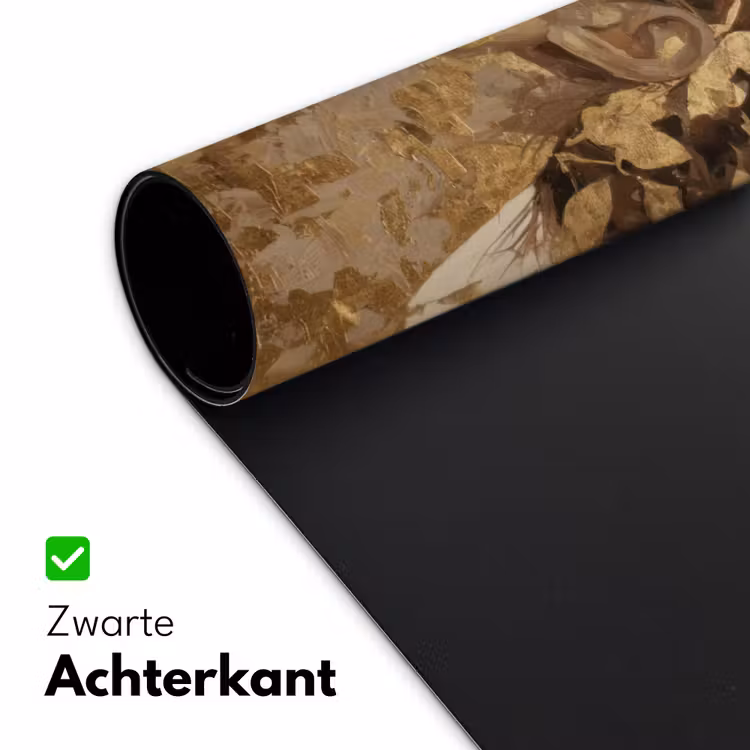 Vrouw - Goud - Abstract - Textuur Muismat XXL klein -sfeer2