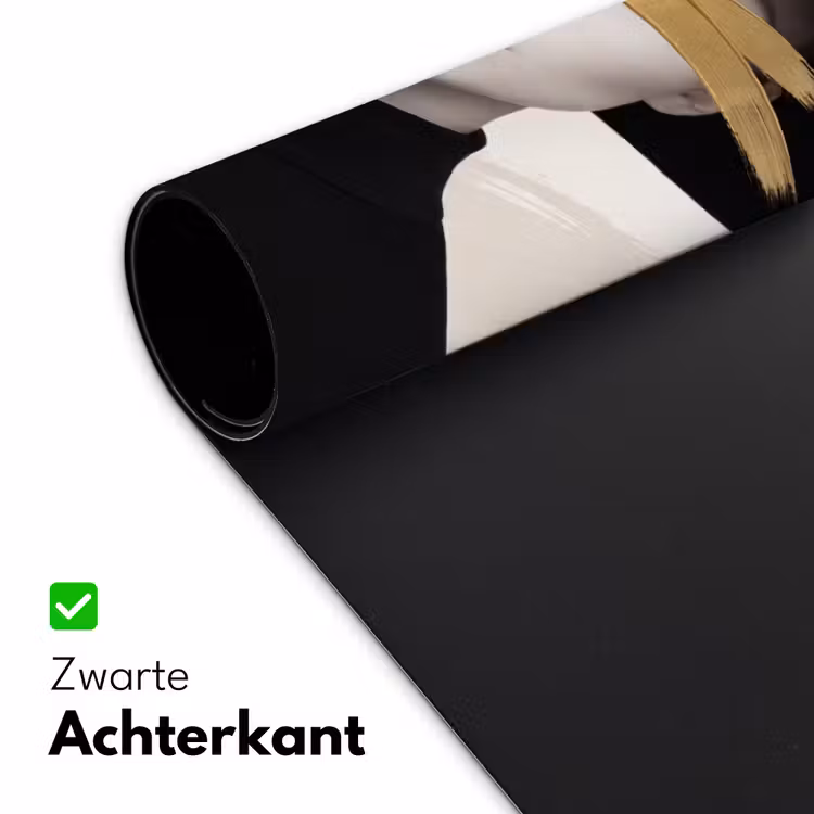 Vrouw - Portret - Modern - Goud - Kunst Muismat XXL klein -sfeer2