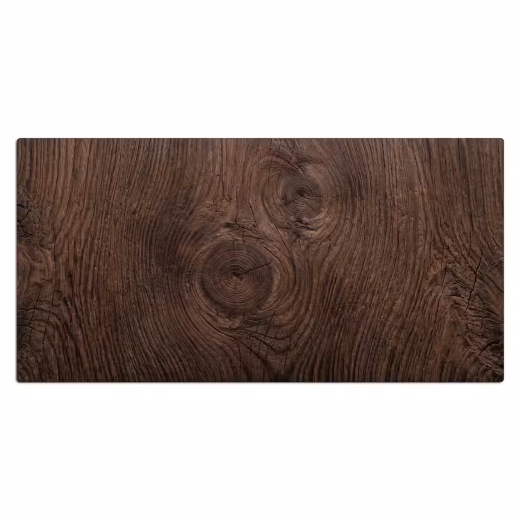 Houtnerf - Textuur - Patroon - Bruin - Rustiek Muismat XXL klein -3d_leeg