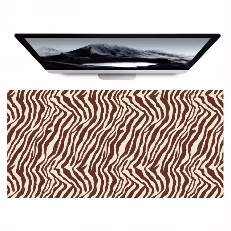 Zebra - Patroon - Zwart - Wit Muismat XXL klein 681 -zzz3d
