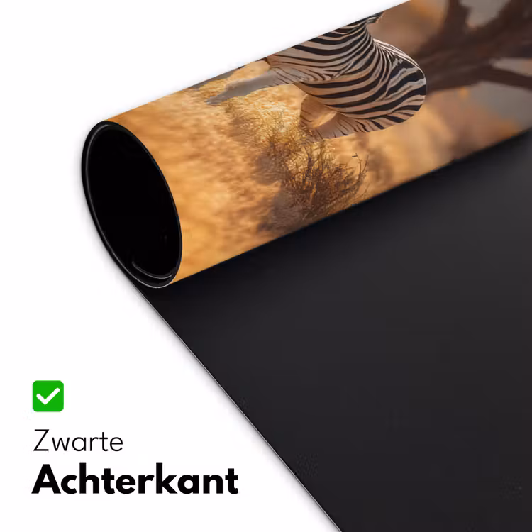 Zebra's - Savannelandschap - Gras Muismat XXL klein -sfeer2