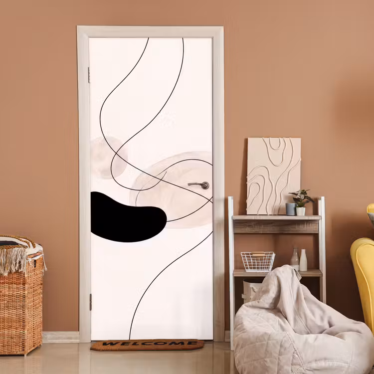Door sticker - Abstract - Forms - Art - Abstract - Vormen - Kunst deurposter klein