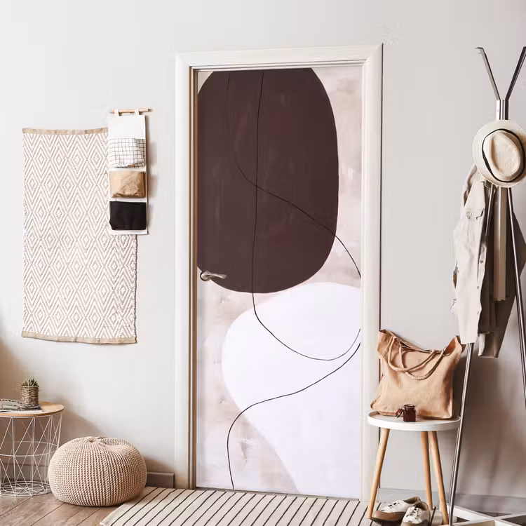 Door sticker - Abstract - Forms - Modern - Abstract - Vormen - Modern deurposter klein