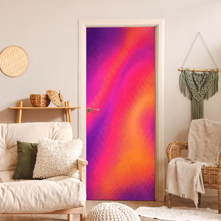 Abstract - Patroon - Kleurverloop deurposter klein -sfeer2