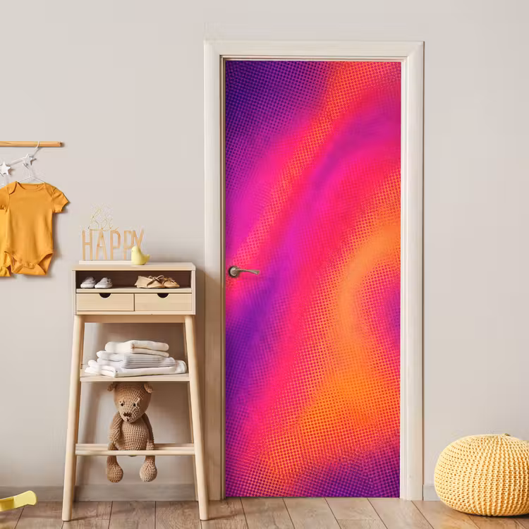 Abstract - Patroon - Kleurverloop deurposter klein -sfeer4
