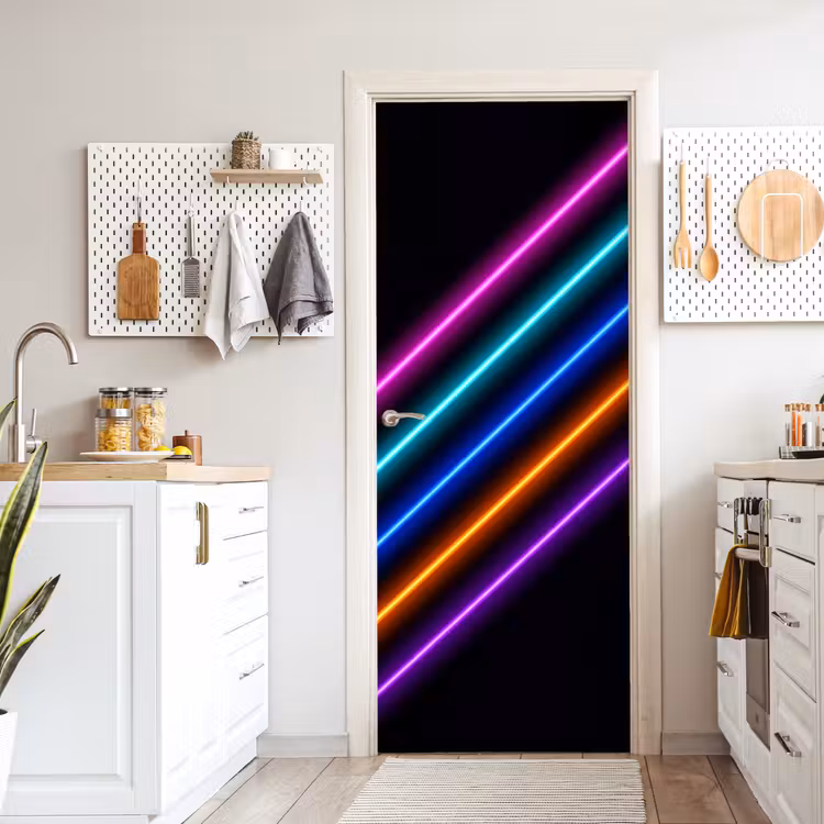 Esthetiek - Retro - Neon deurposter klein -sfeer5