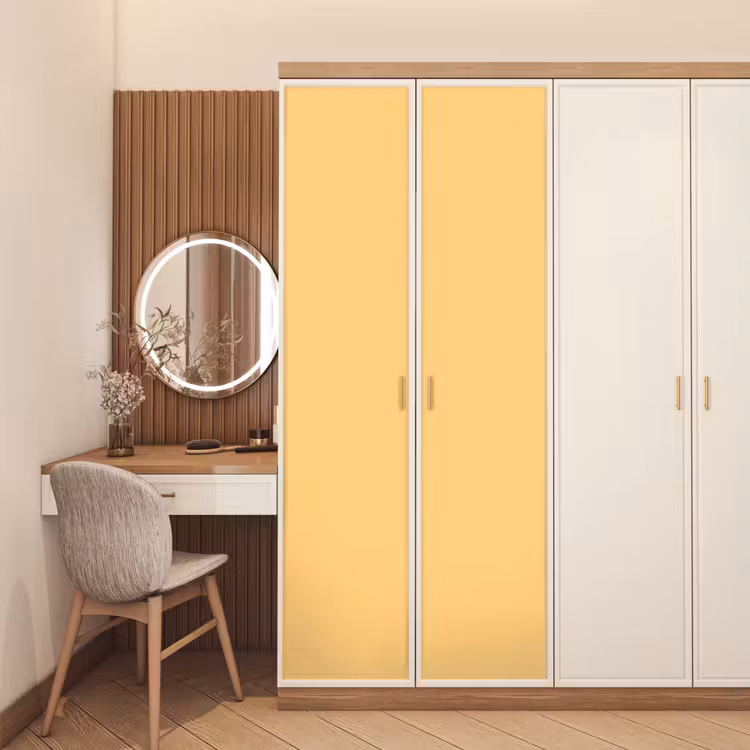 Apricot - Ice - Oranje deurposter klein 289 -sfeer3