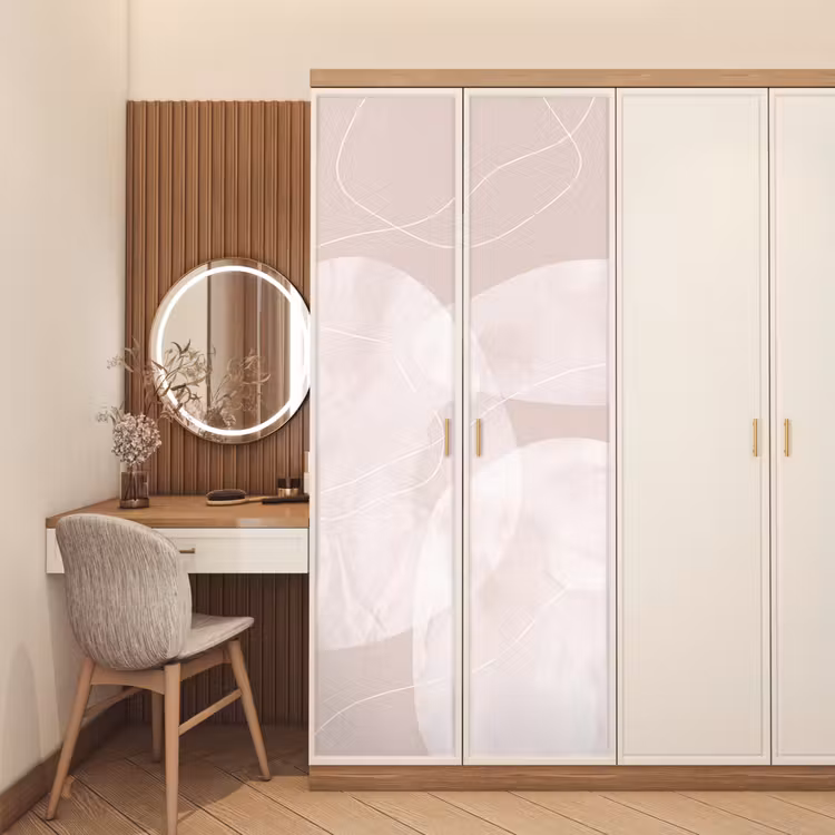 Door sticker - Art - Lines - Modern - Kunst - Lijnen - Modern deurposter klein