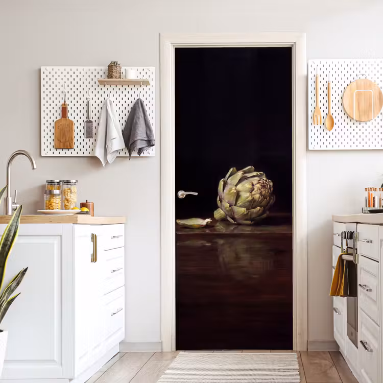 Door sticker - Artichoke - Food - Classic - Artichok - Eten - Klassiek deurposter klein