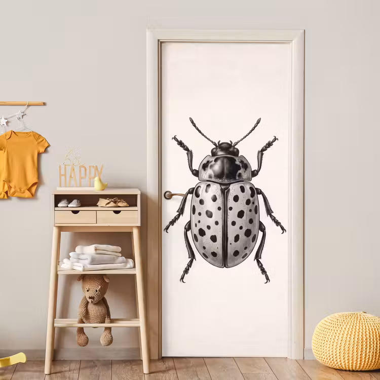 Kever - Insect - Vintage deurposter klein -sfeer4