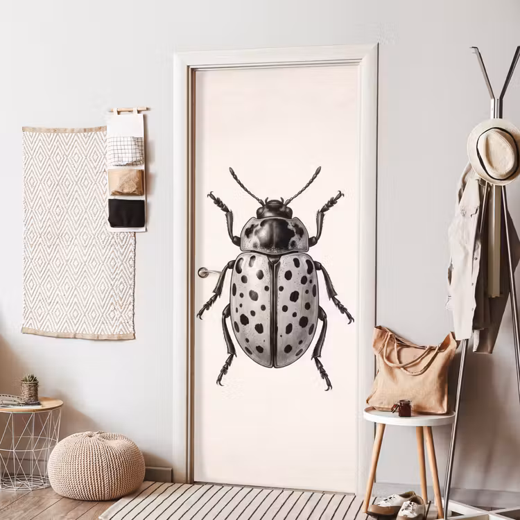 Kever - Insect - Vintage deurposter klein -sfeer6