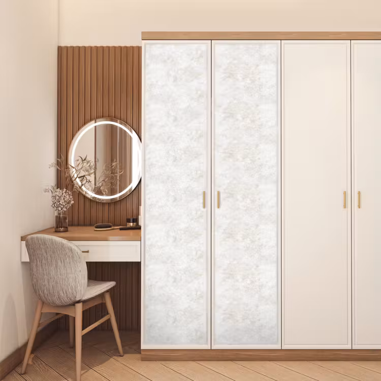 Beige - Marmer - Aders deurposter klein 289 -sfeer3