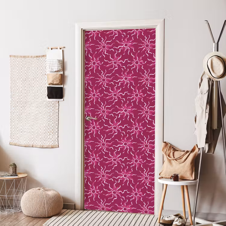 Bohemian - Zon - Magenta deurposter klein 289 -sfeer6