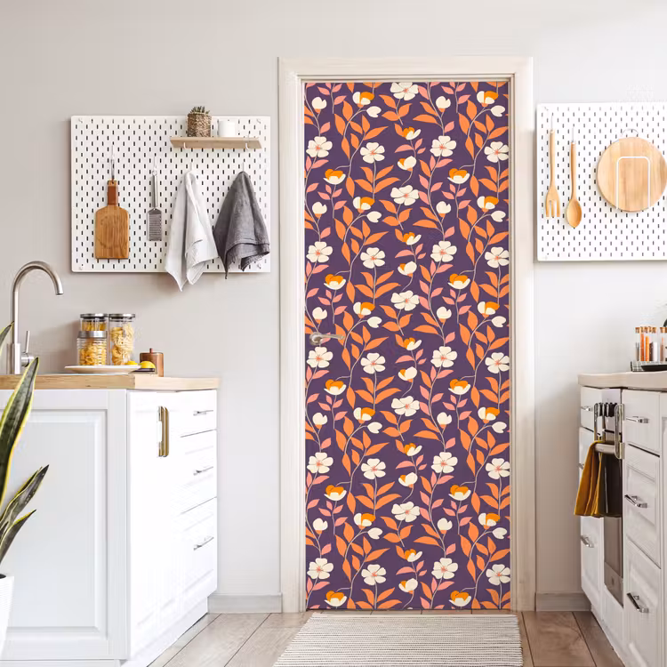 Boho - Vintage - Paars deurposter klein 289 -sfeer5