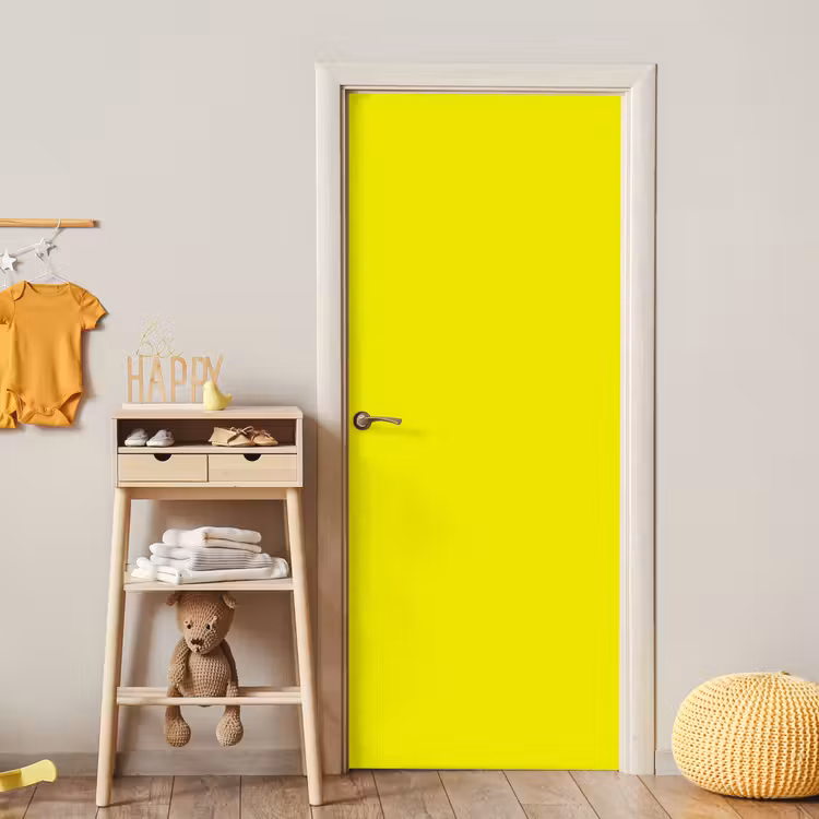 Bright - Canary - Geel deurposter klein 289 -sfeer4