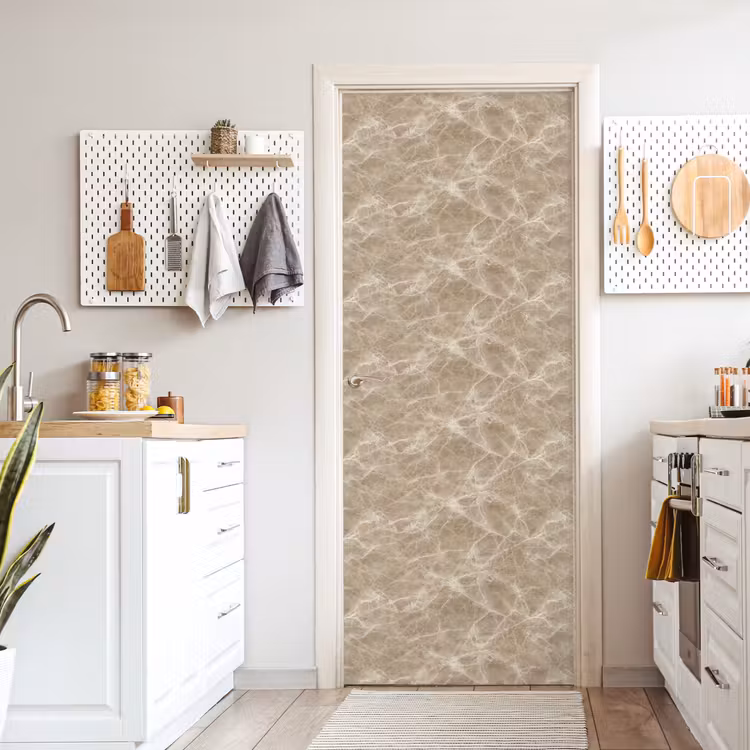 Bruin - Kristaladers - Marmer deurposter klein 289 -sfeer5