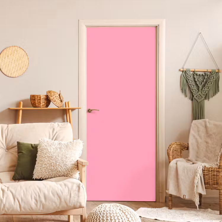 Bubblegum - Pink - Roze deurposter klein 289 -sfeer2
