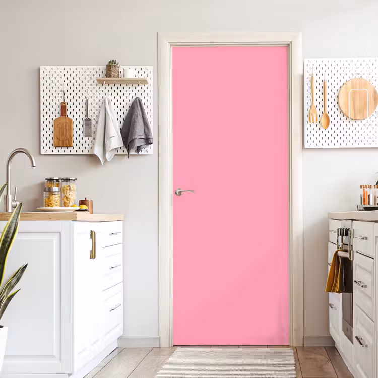 Bubblegum - Pink - Roze deurposter klein 289 -sfeer5