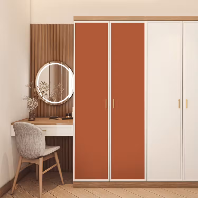 Burnt - Sienna - Oranje deurposter klein 289 -sfeer3