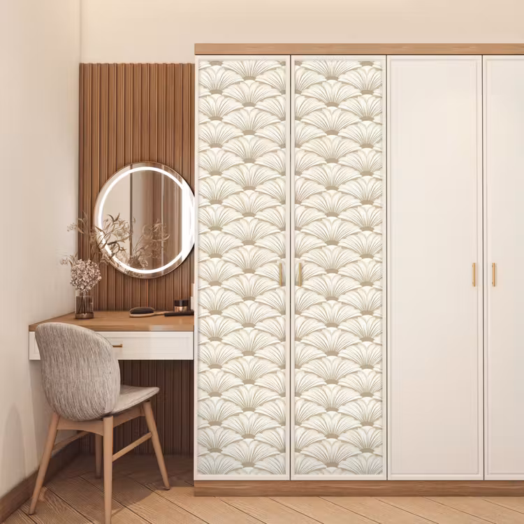 Klassiek - Art - Beige deurposter klein 289 -sfeer3