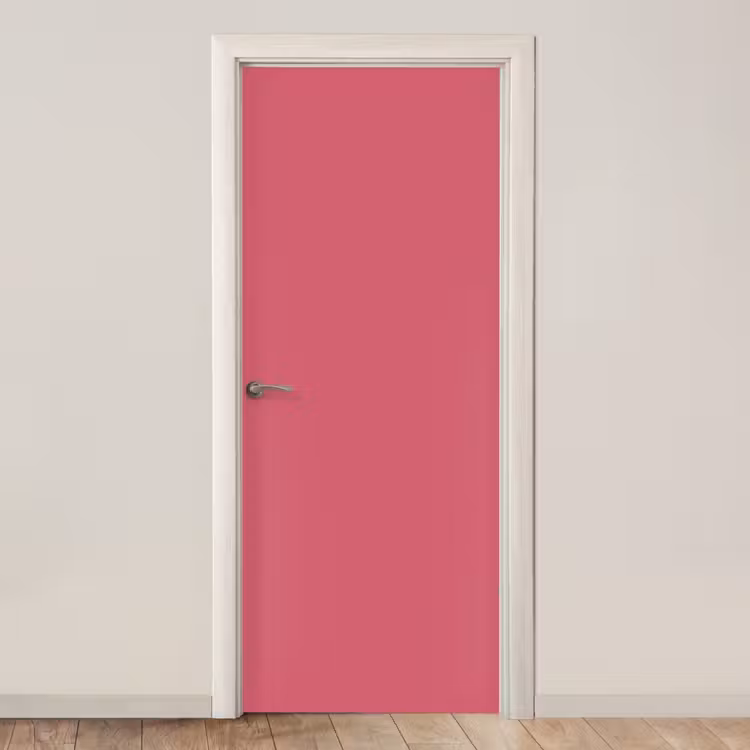 Crimson - Rose - Roze deurposter klein 289 -3d_beige