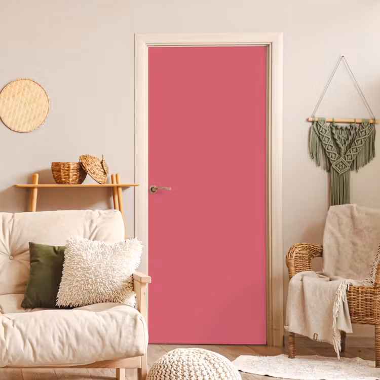 Crimson - Rose - Roze deurposter klein 289 -sfeer2