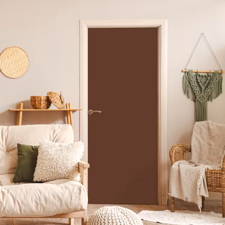 Deep - Clay - Brown - Bruin deurposter klein 289 -sfeer2