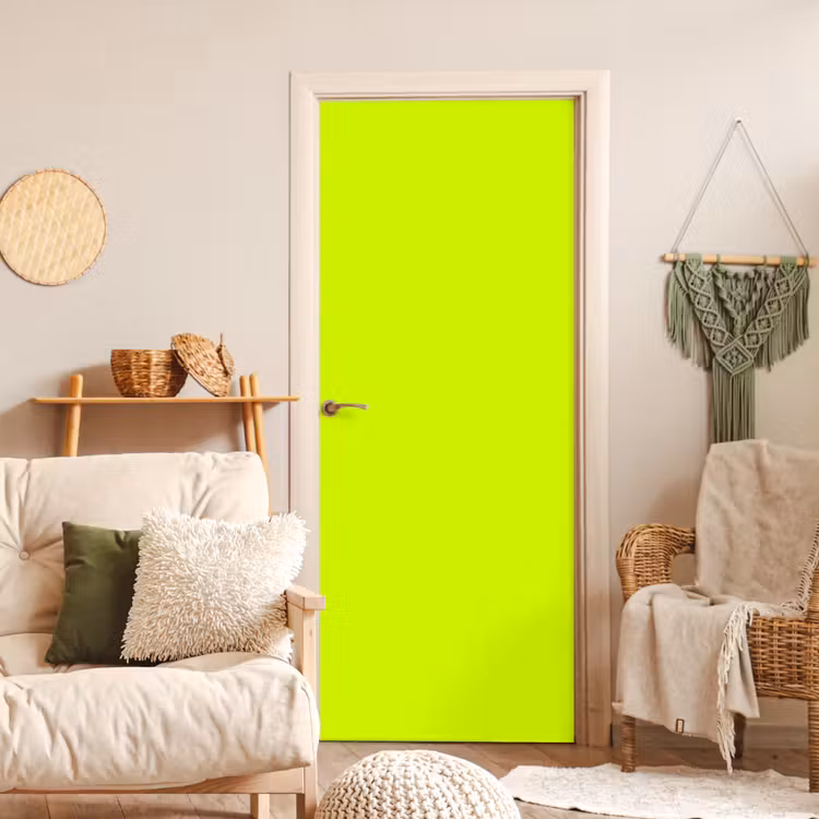 Electric - Lemon - Geel deurposter klein 289 -sfeer2