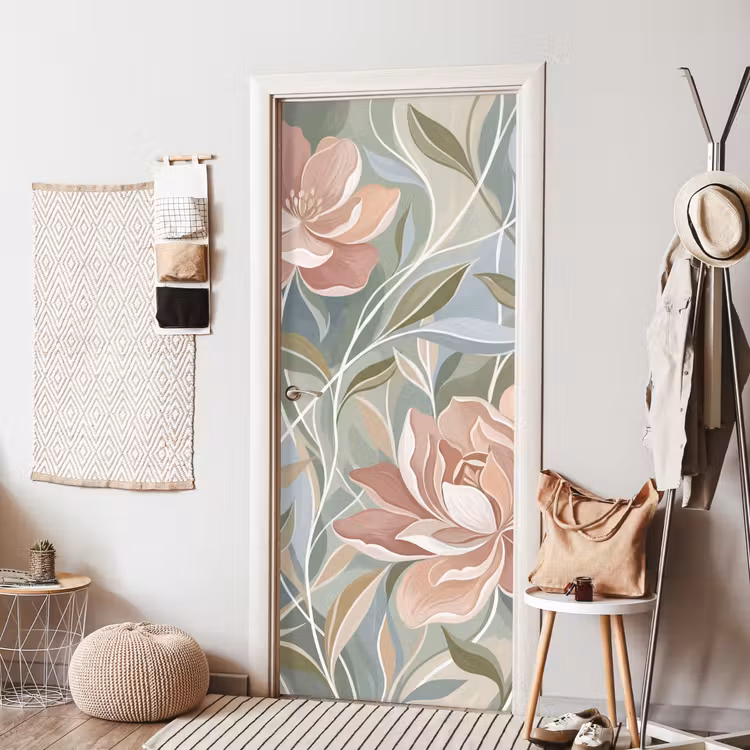 Elegant - Romantiek - Roze deurposter klein -sfeer6