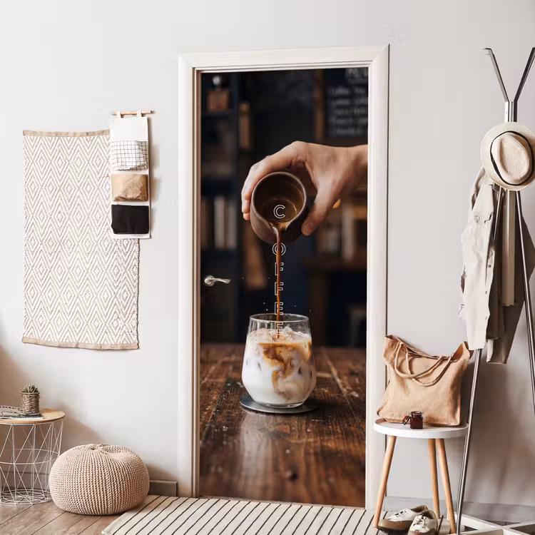 Espresso - Melk - Café deurposter klein -sfeer6