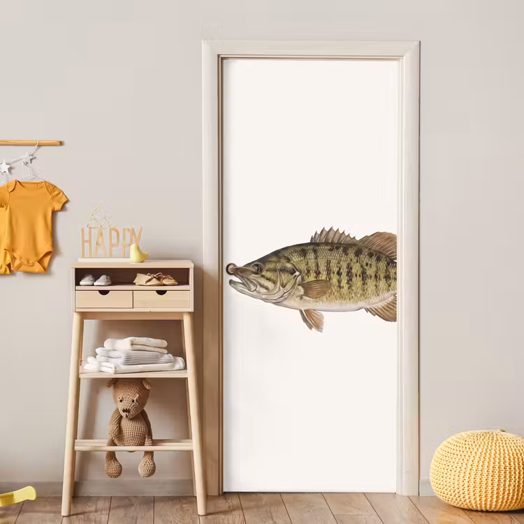 Vissen - Natuur - Vintage deurposter klein -sfeer4