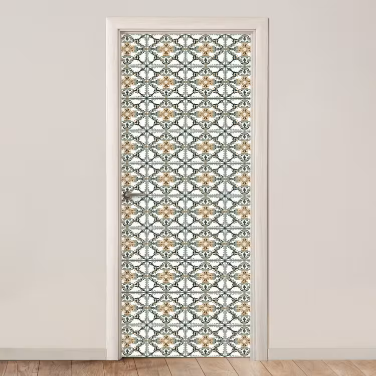Floraal - Verweerd - Keurrijk deurposter klein 289 -3d_beige