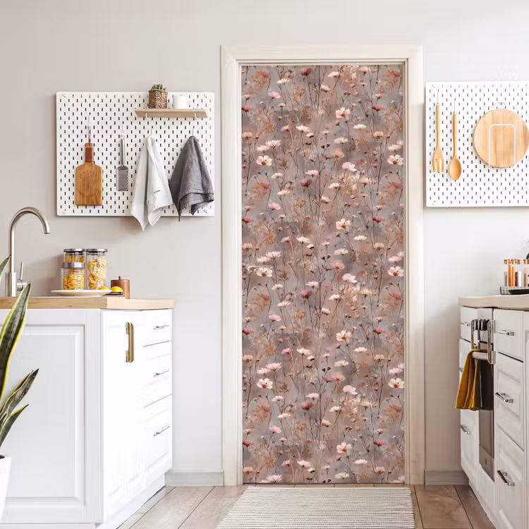 Bloemen - Wild - Pastel deurposter klein 289 -sfeer5