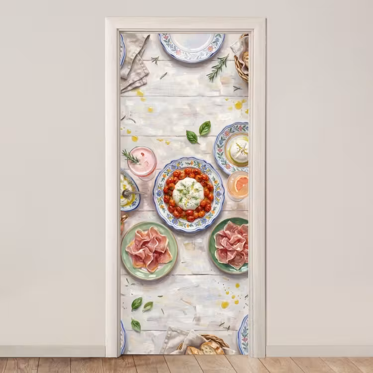 Eten - Tafel - Divers - Modern deurposter klein -3d_beige
