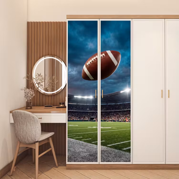 Football - Bal - Stadion - Sport deurposter klein -sfeer3