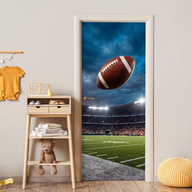 Football - Bal - Stadion - Sport deurposter klein -sfeer4