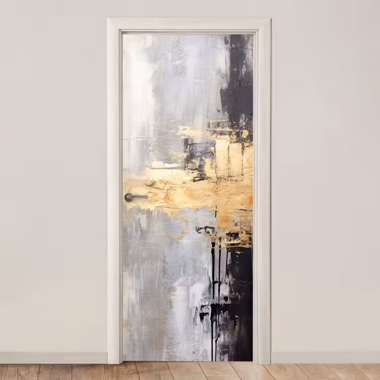 Goud - Luxe - Acryl - Kunst deurposter klein -3d_beige