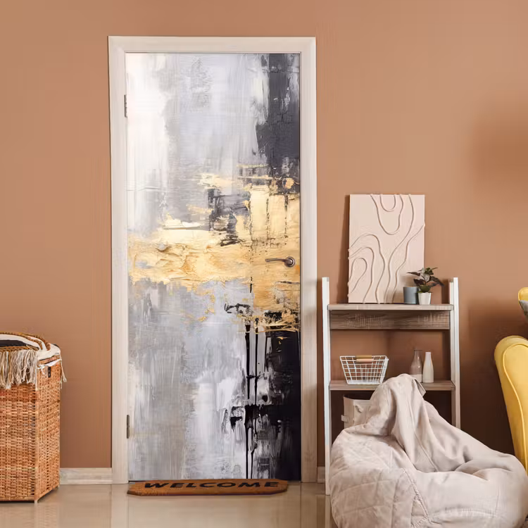 Goud - Luxe - Acryl - Kunst deurposter klein -sfeer1