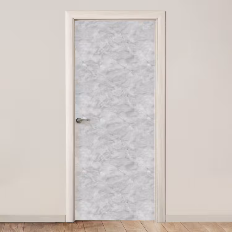 Grijs - Marmer - Mat deurposter klein 289 -3d_beige