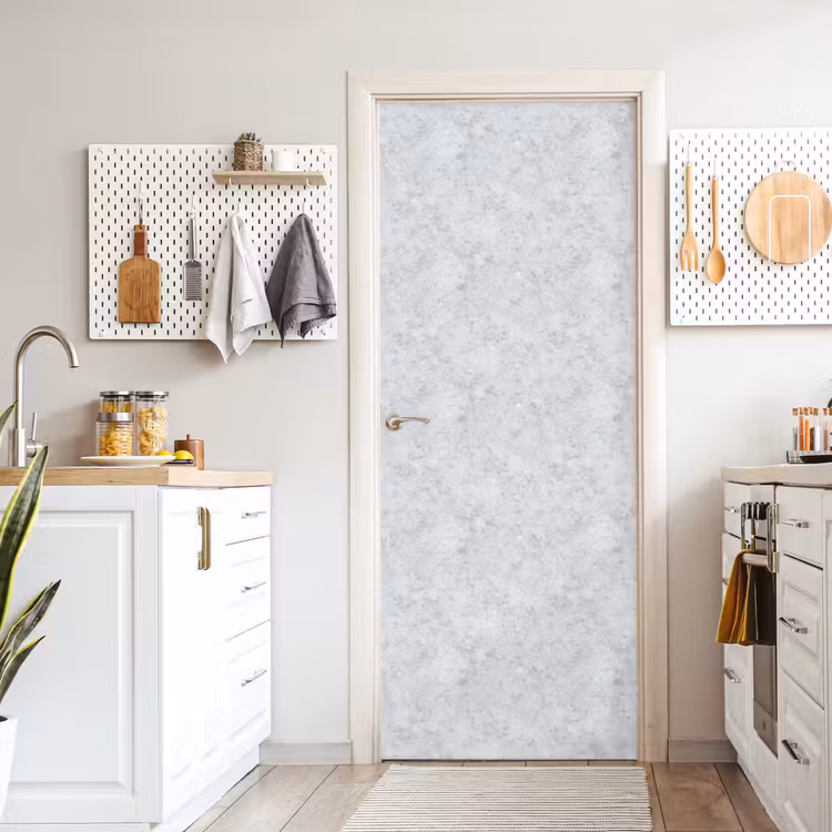 Grijs - Terrazzo-effect - Beton deurposter klein 289 -sfeer5