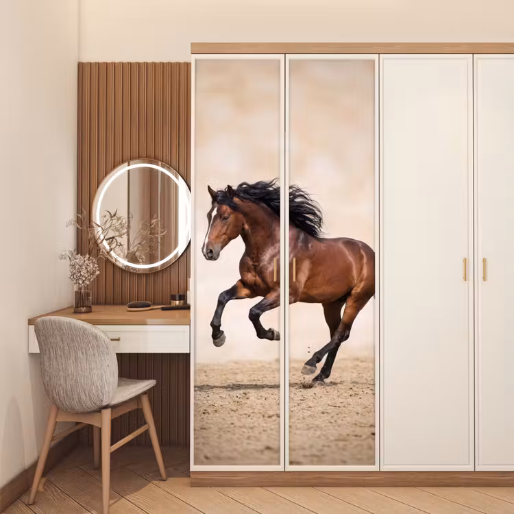 Paard - Galop - Energie deurposter klein -sfeer3