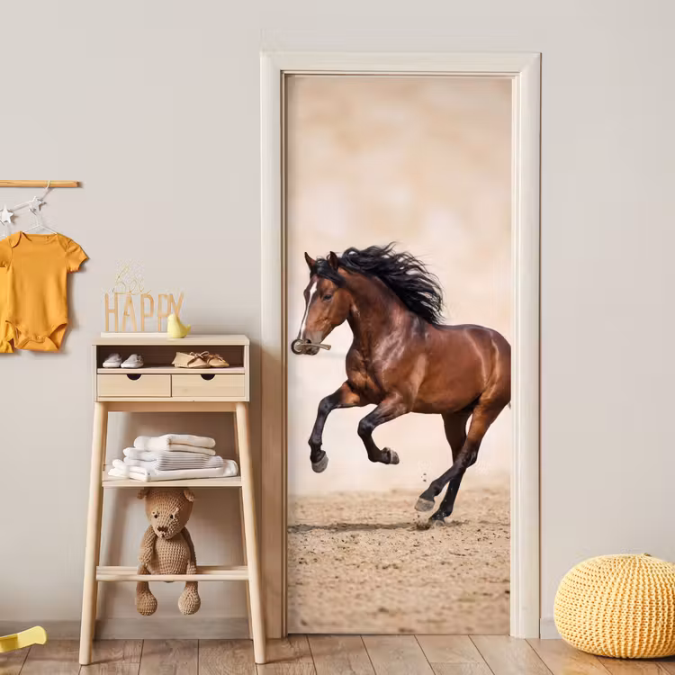 Paard - Galop - Energie deurposter klein -sfeer4