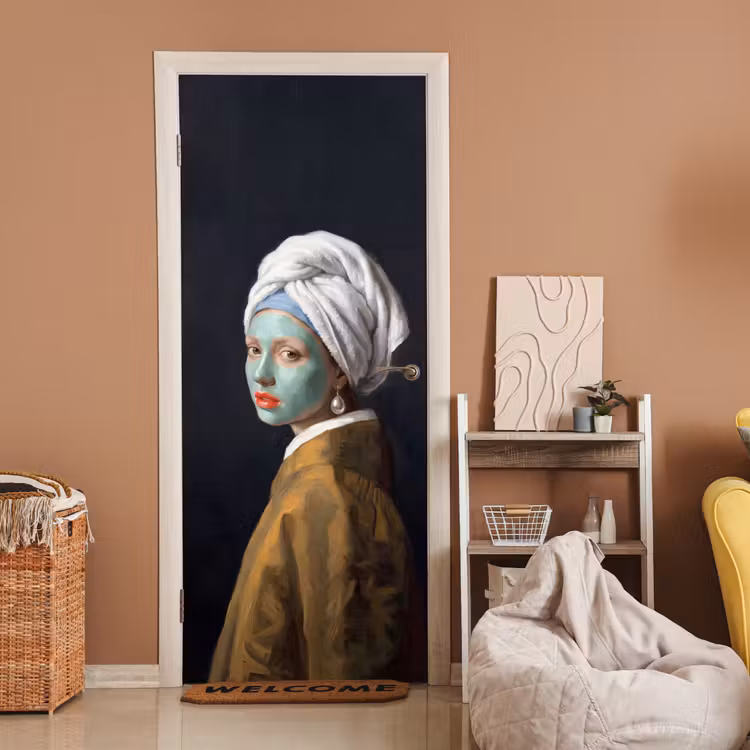 Iconisch - Modern - Kleurrijk deurposter klein -sfeer1