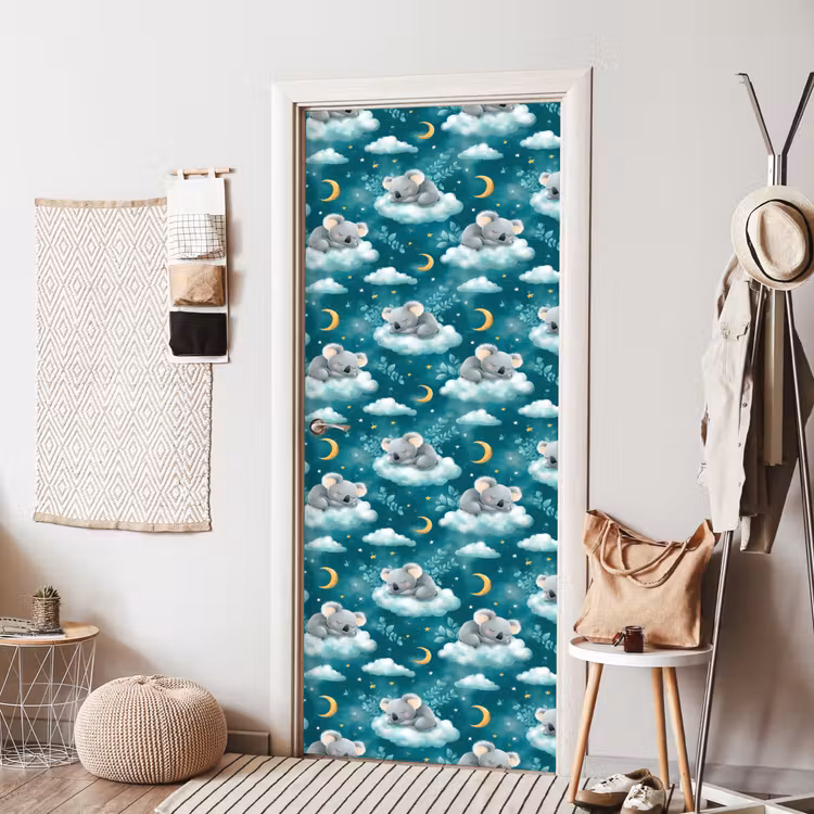 Koala's - Betoverend - Blauw deurposter klein 289 -sfeer6