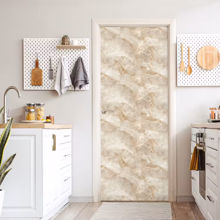 Lichtbeige - Onyx - Subtiel deurposter klein 289 -sfeer5